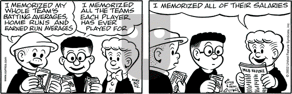 Nancy on Friday August 30, 2002 Comic Strip
