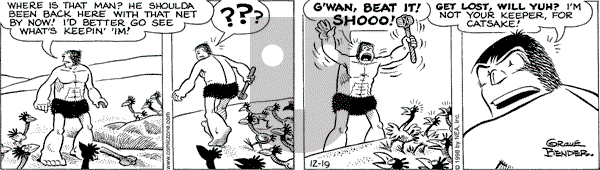 Alley Oop on Saturday December 19, 1998 Comic Strip