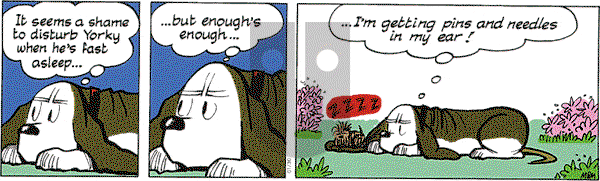 Fred Basset on Friday January 30, 2004 Comic Strip