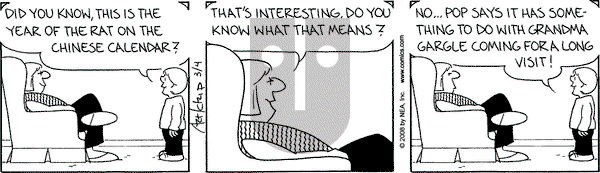 The Born Loser on Tuesday March 4, 2008 Comic Strip