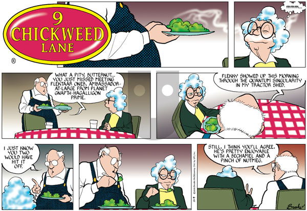 9 Chickweed Lane on Sunday November 9, 2003 Comic Strip