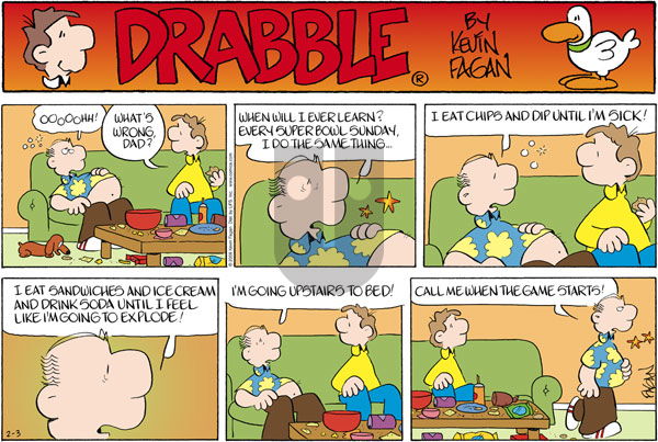 Drabble on Sunday February 3, 2008 Comic Strip