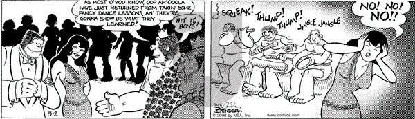 Alley Oop on Thursday March 2, 2006 Comic Strip