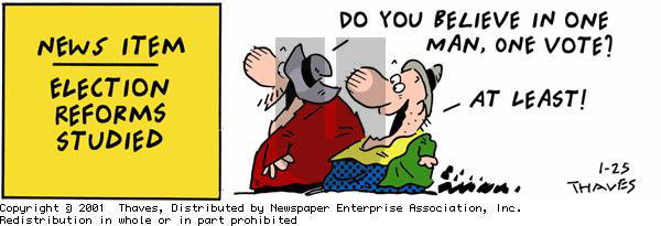 Frank and Ernest on Thursday January 25, 2001 Comic Strip