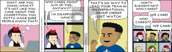 Nancy on Tuesday April 13, 2021 Comic Strip