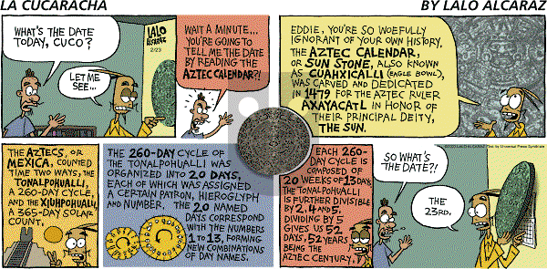 La Cucaracha on Sunday February 23, 2003 Comic Strip