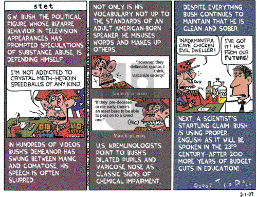 Ted Rall on Thursday February 1, 2007 Comic Strip