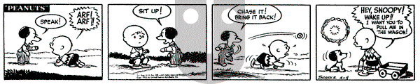 Peanuts on Friday April 4, 1952 Comic Strip