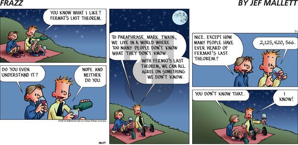 Frazz on Sunday July 1, 2018 Comic Strip