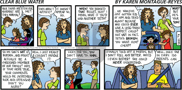 Clear Blue Water on Tuesday July 17, 2007 Comic Strip