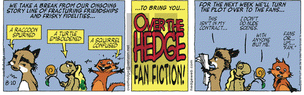Over the Hedge on Monday August 20, 2007 Comic Strip