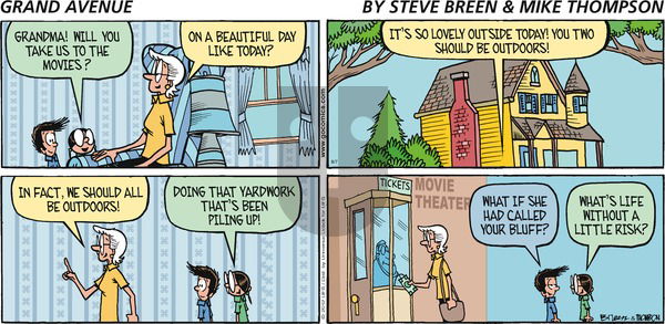 Grand Avenue on Sunday August 7, 2016 Comic Strip