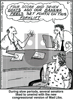 Close to Home on Monday June 7, 2004 Comic Strip