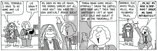 Cathy Classics on Thursday January 19, 1995 Comic Strip