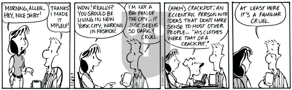 Barkeater Lake on Monday October 1, 2007 Comic Strip