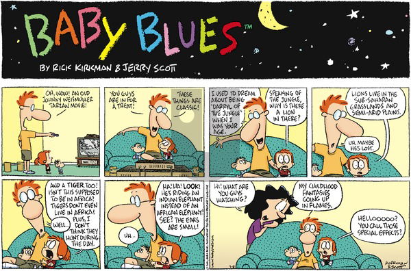 Baby Blues on Sunday July 8, 2001 Comic Strip