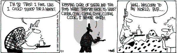 The Buckets on Wednesday February 17, 1999 Comic Strip