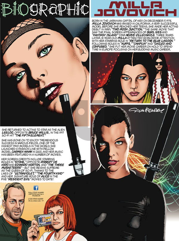 Biographic on Sunday September 9, 2012 Comic Strip