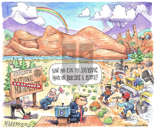Matt Wuerker on Wednesday December 6, 2017 Comic Strip