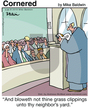 Cornered on Saturday April 20, 2019 Comic Strip