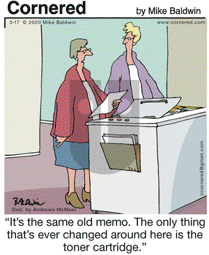 Cornered on Tuesday March 17, 2020 Comic Strip