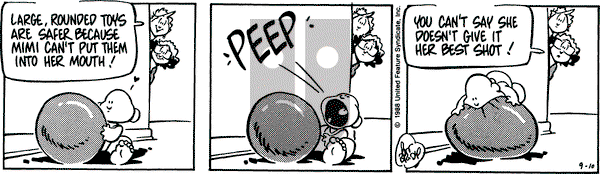 Rose is Rose on Saturday September 10, 1988 Comic Strip