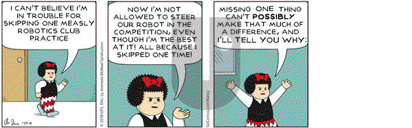 Nancy on Tuesday January 29, 2019 Comic Strip