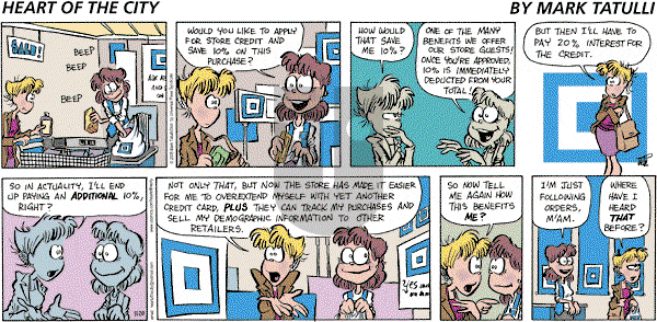 Heart of the City on Sunday November 20, 2005 Comic Strip