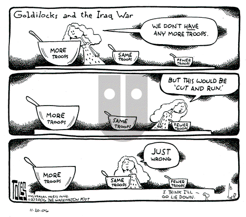 Tom Toles on Tuesday February 27, 2007 Comic Strip