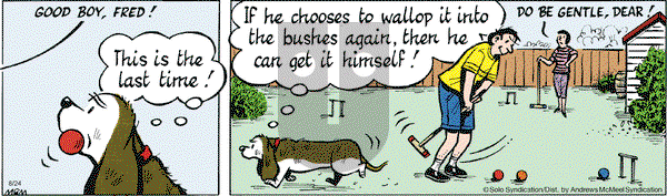 Fred Basset on Friday August 24, 2018 Comic Strip