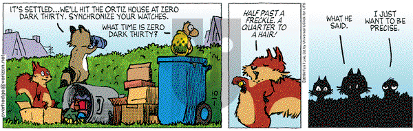 Over the Hedge on Thursday October 1, 2015 Comic Strip