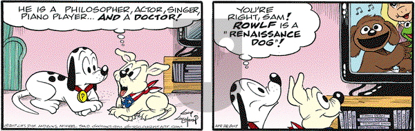 Nancy on Friday April 28, 2017 Comic Strip