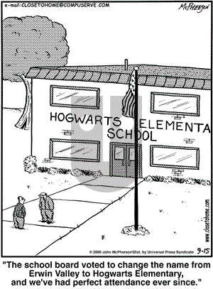 Close to Home on Friday September 15, 2000 Comic Strip