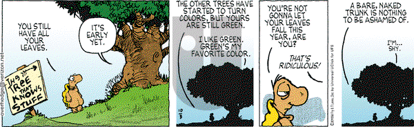 Over the Hedge on Monday October 3, 2016 Comic Strip