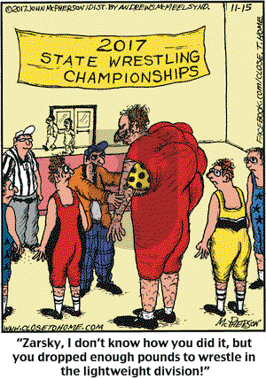 Close to Home on Wednesday November 15, 2017 Comic Strip