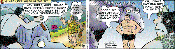 Alley Oop on Friday April 19, 2013 Comic Strip