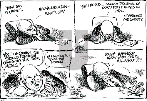 Pat Oliphant on Friday January 21, 2005 Comic Strip