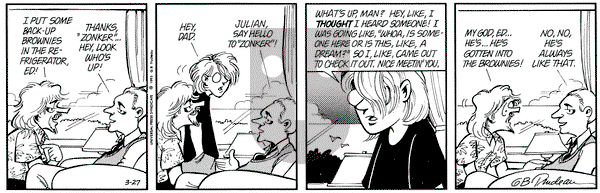 Doonesbury - Saturday March 27, 1993 Comic Strip
