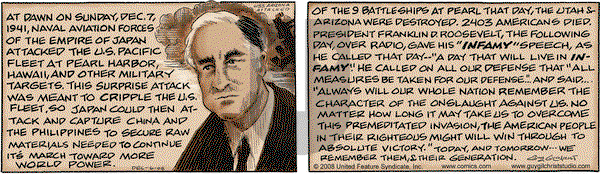 Nancy on Saturday December 6, 2008 Comic Strip