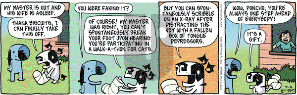 Pooch Cafe on Monday July 4, 2016 Comic Strip