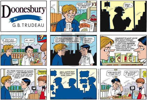 Doonesbury on Sunday July 16, 2000 Comic Strip