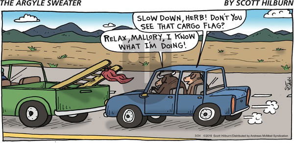 The Argyle Sweater on Sunday March 24, 2019 Comic Strip