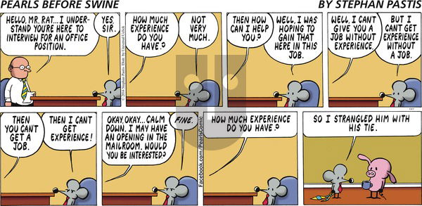 Pearls Before Swine on Sunday December 7, 2014 Comic Strip