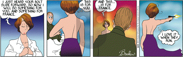 9 Chickweed Lane on Friday August 22, 2014 Comic Strip