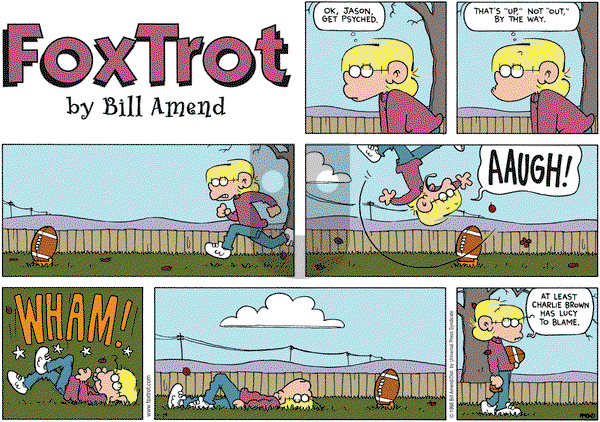 FoxTrot - Monday November 30, 1998 Comic Strip