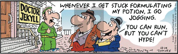 Frank and Ernest on Saturday December 14, 2013 Comic Strip