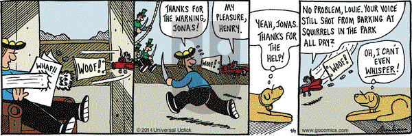 Overboard on Tuesday September 9, 2014 Comic Strip
