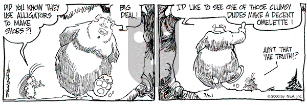 The Grizzwells on Tuesday October 17, 2000 Comic Strip