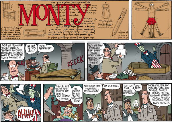 Monty on Sunday April 13, 2014 Comic Strip