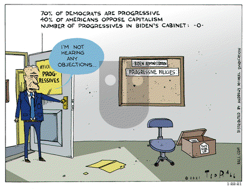 Ted Rall on Friday January 22, 2021 Comic Strip